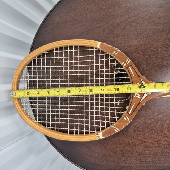 Vintage Davis Hi-Point Wood Tennis Racquet USA Made - Picture 11 of 12